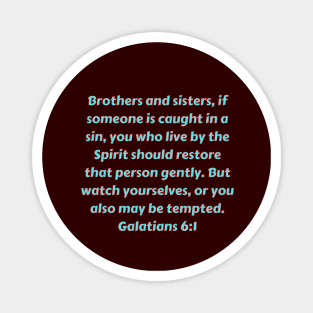 Bible Verse Galatians 6:1 Magnet